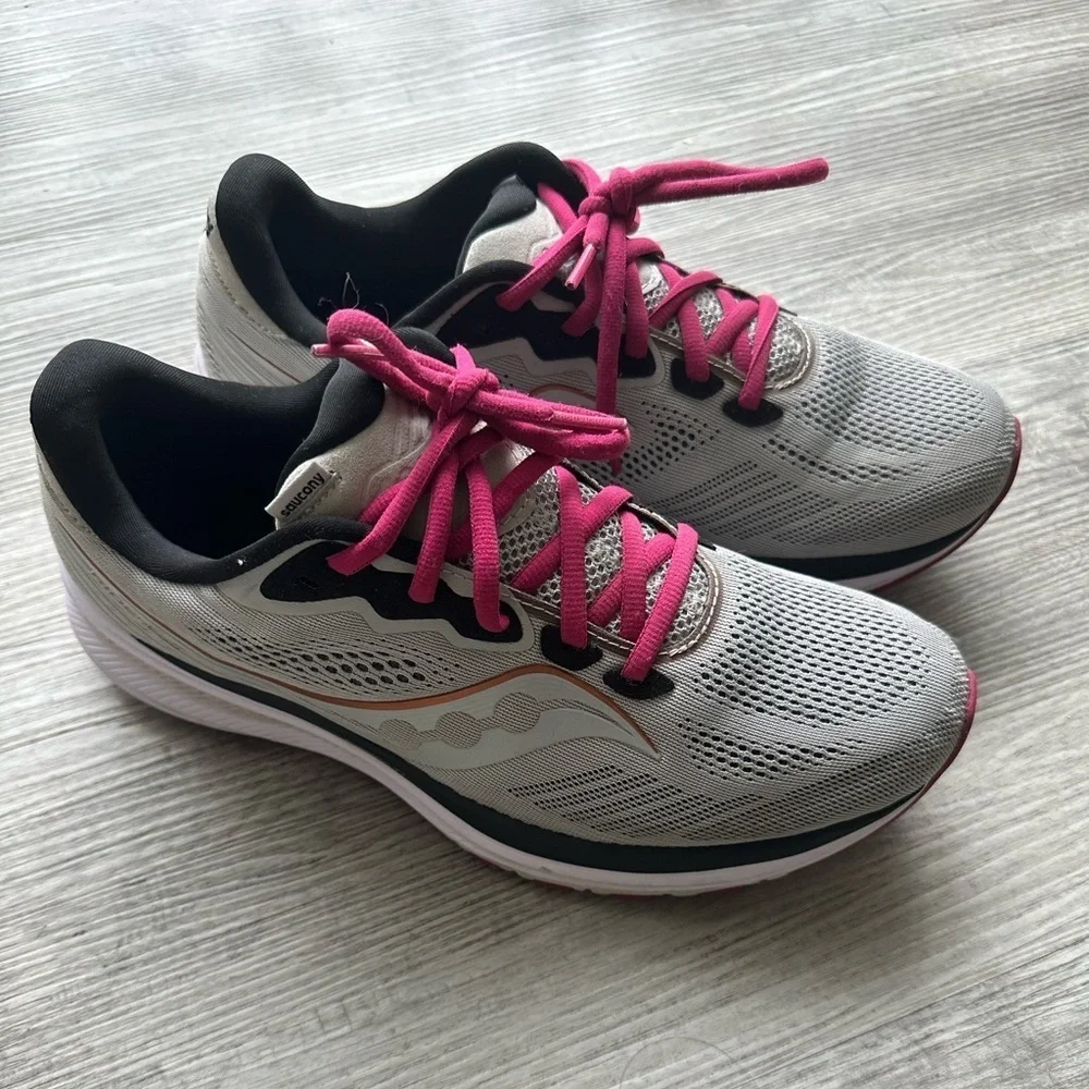 Saucony Womens Ride 14 PWRRUN running shoes Sz 11